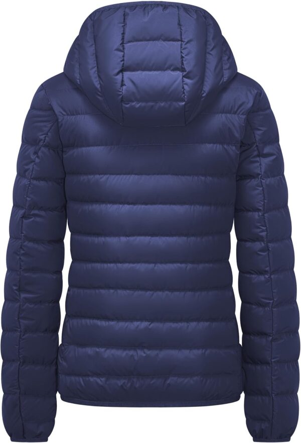 Women's Lightweight Packable Down Jacket Quilted Puffer Coat with Hood Removable