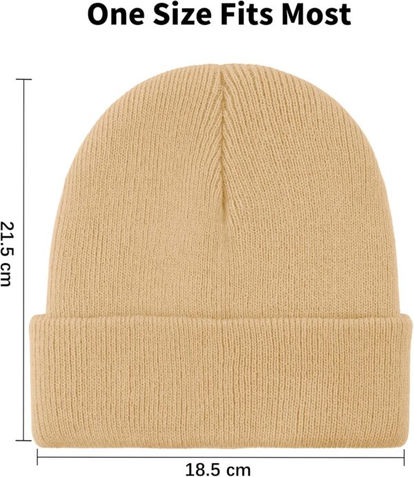 Beanie Cap Winter Warm Hats Soft Knit Beanie for  or Wo