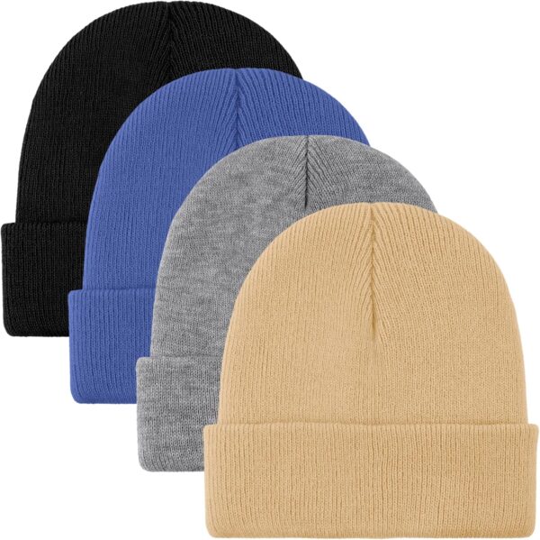 Beanie Cap Winter Warm Hats Soft Knit Beanie for  or Wo